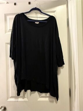 Cost Plus World Market Black Women's Tunic Top